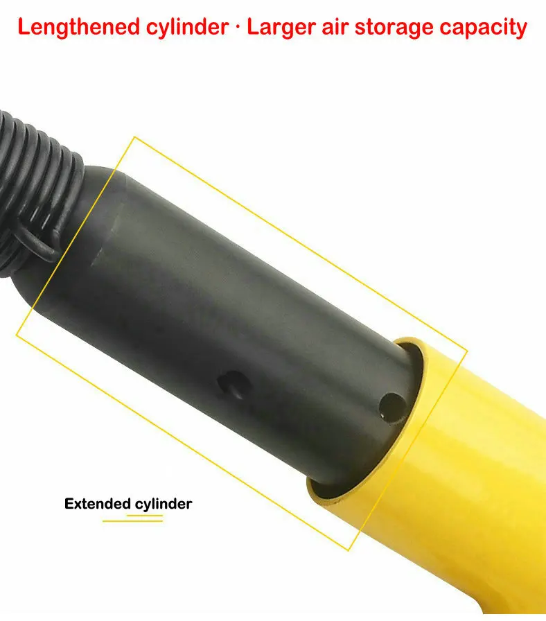 Strong impact gas shovel chisel rust removal welding burr brake pad repair tool building construction pneumatic