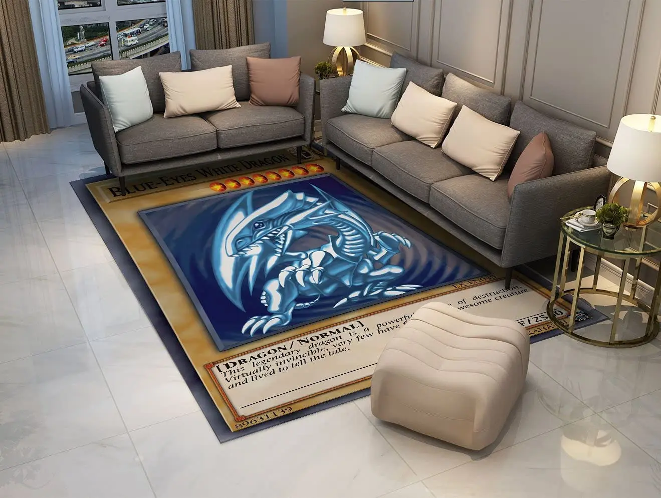 Декоративный аниме-ковер для детской комнаты в стиле аниме |