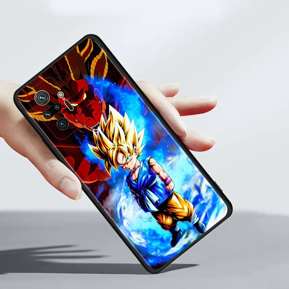 Чехол для телефона Dragon Ball Z DBZ Goku Saiyan чехол Xiaomi Redmi Note 9s 9 10 11 8 Pro 7 11t 9t 8t 9a 9c k40 из ТПУ |