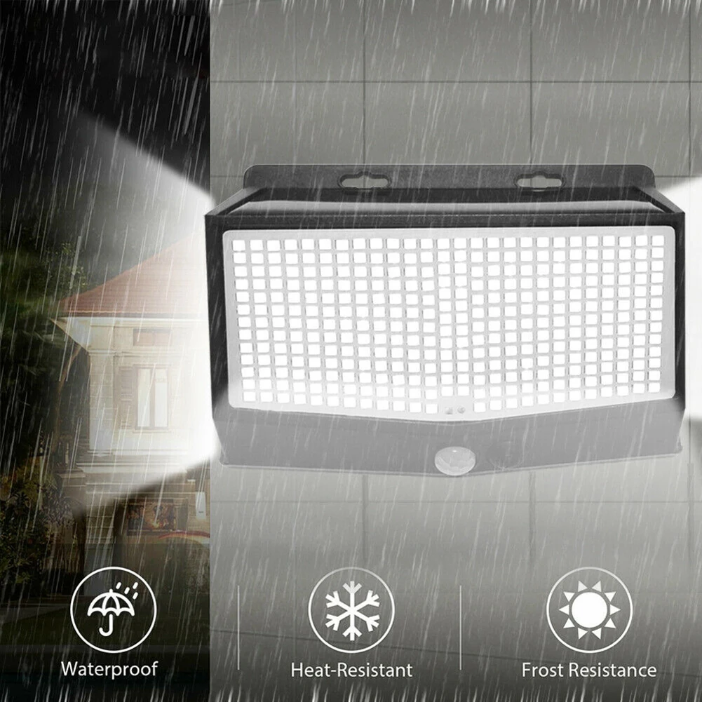 

468 Solar Power Waterproof Light Outdoor Motion Sensor Wall Mounted Street Lamp Super Bright Motion Sensor Security Wall Lamp