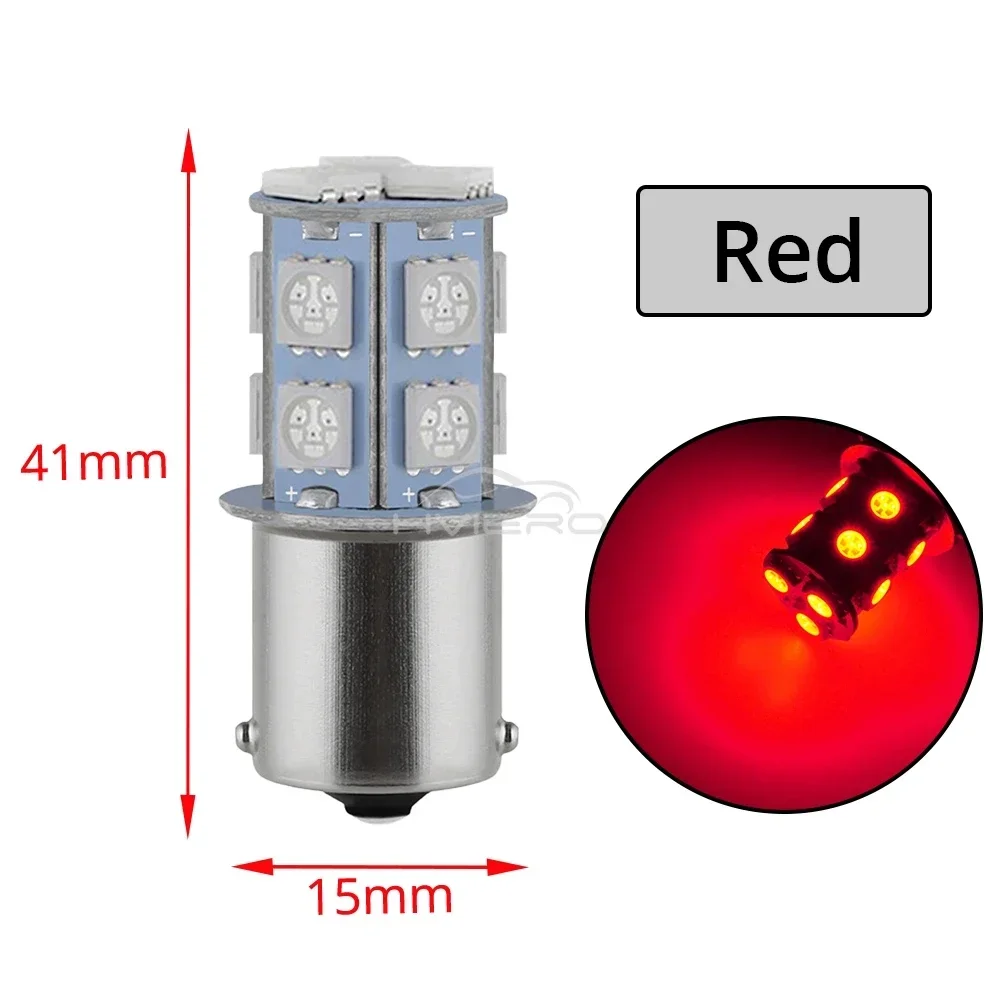 

1/2/4/10 шт. 1156 BA15S P21w 1157 BAY15D 5050 13smd автомобильный указатель поворота стоп-сигнал 12 В ультра яркий автостоянка задний фонарь заднего хода