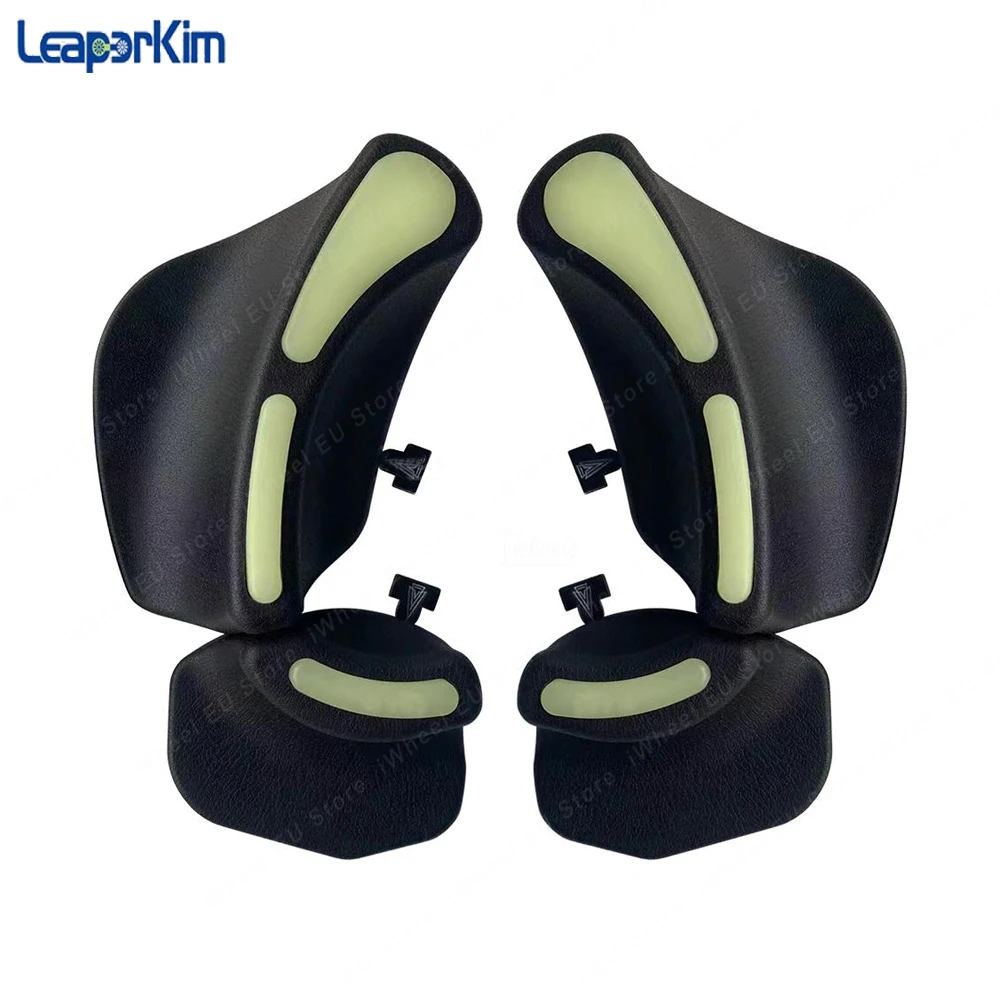 Фото Официальные накладки LeaperKim Lynx Power Pads черно-оранжевые, накладки LeaperKim Patton для ног, для LeaperKim Lynx Patton EUC №2