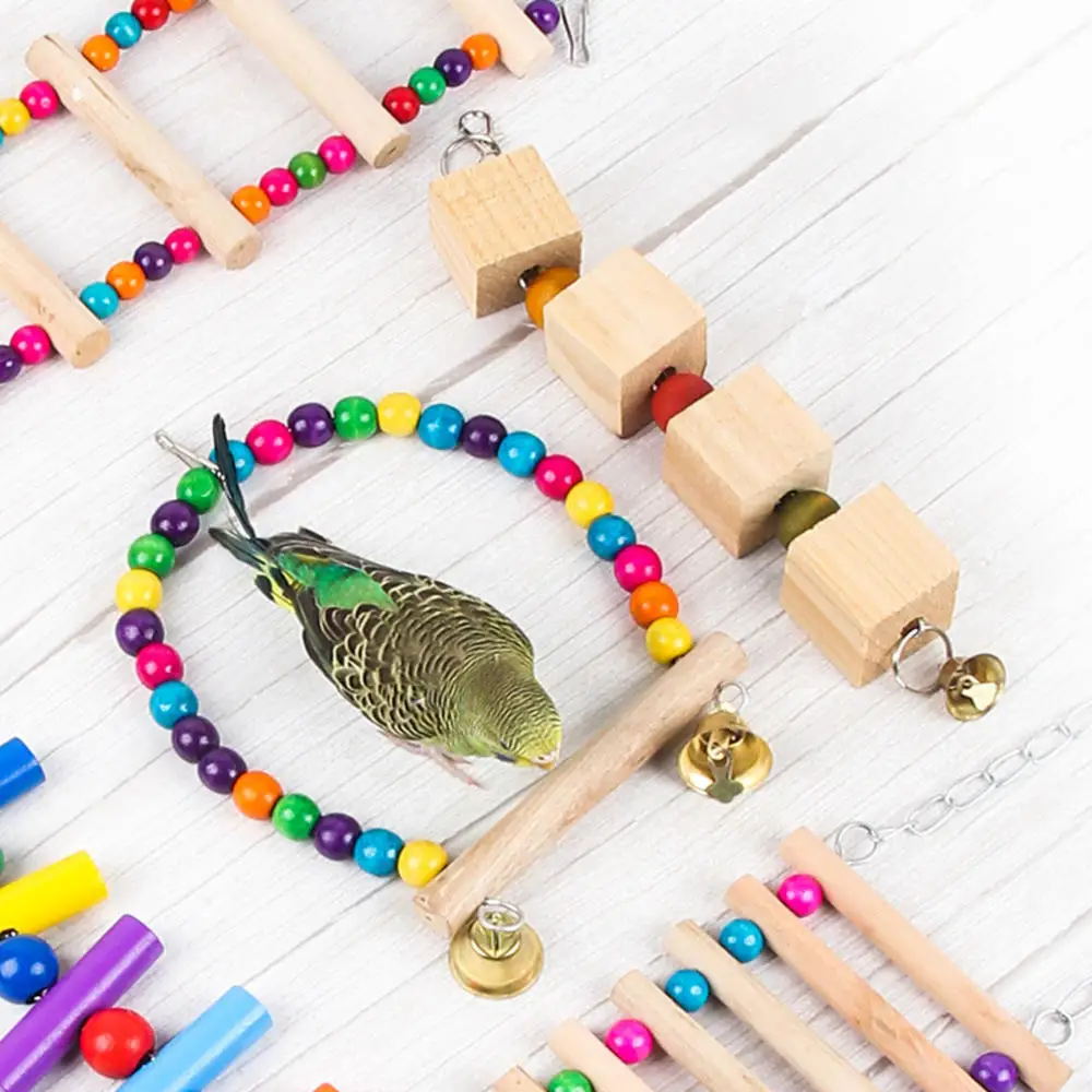 Игрушка-попугай качели скалолазание лестница из кожи тигра Xuan Феникс моляр