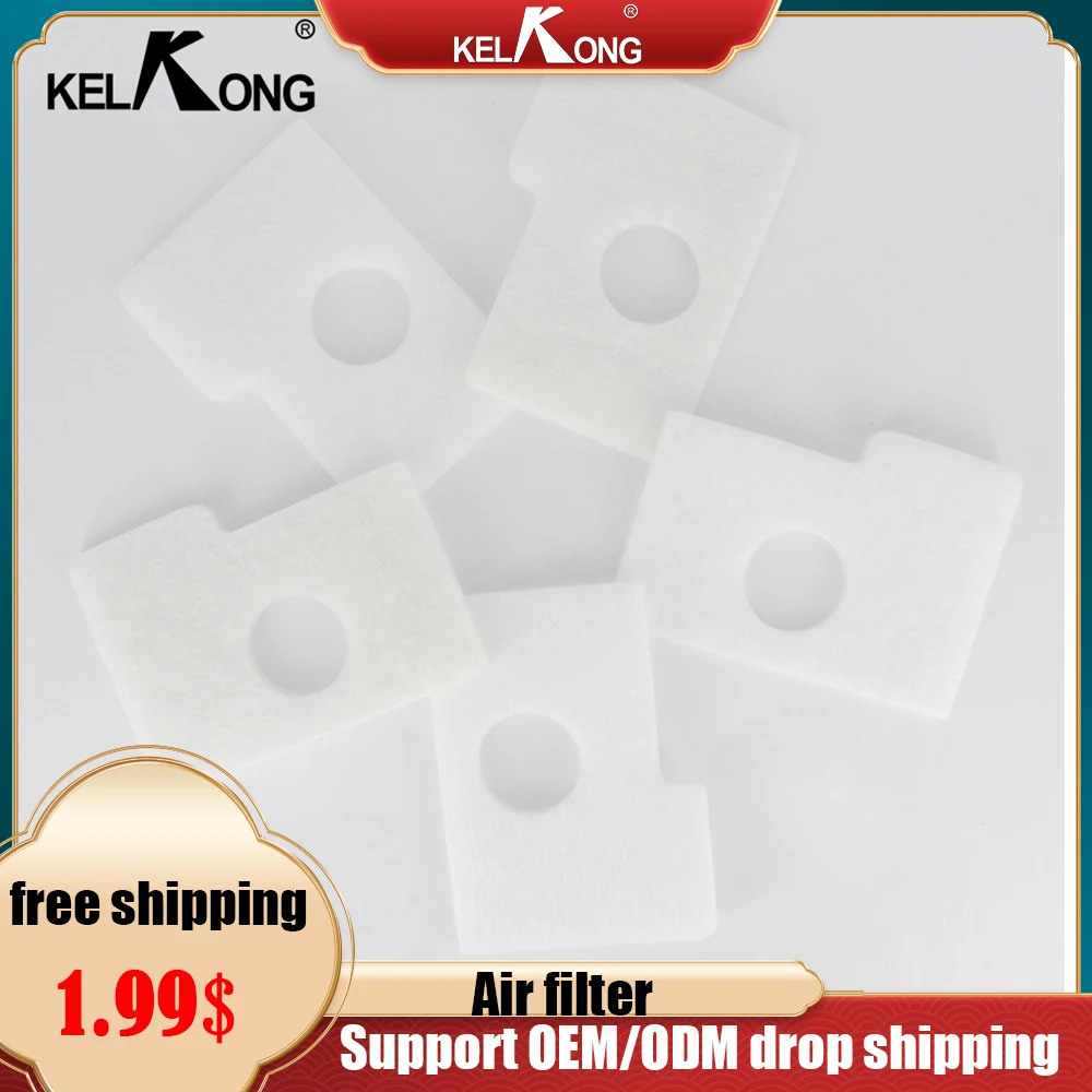 

KELKONG 5Pcs Air Filter Cleaner air element For MS180 018 MS170 017 Carburetors Chainsaw Spare Parts