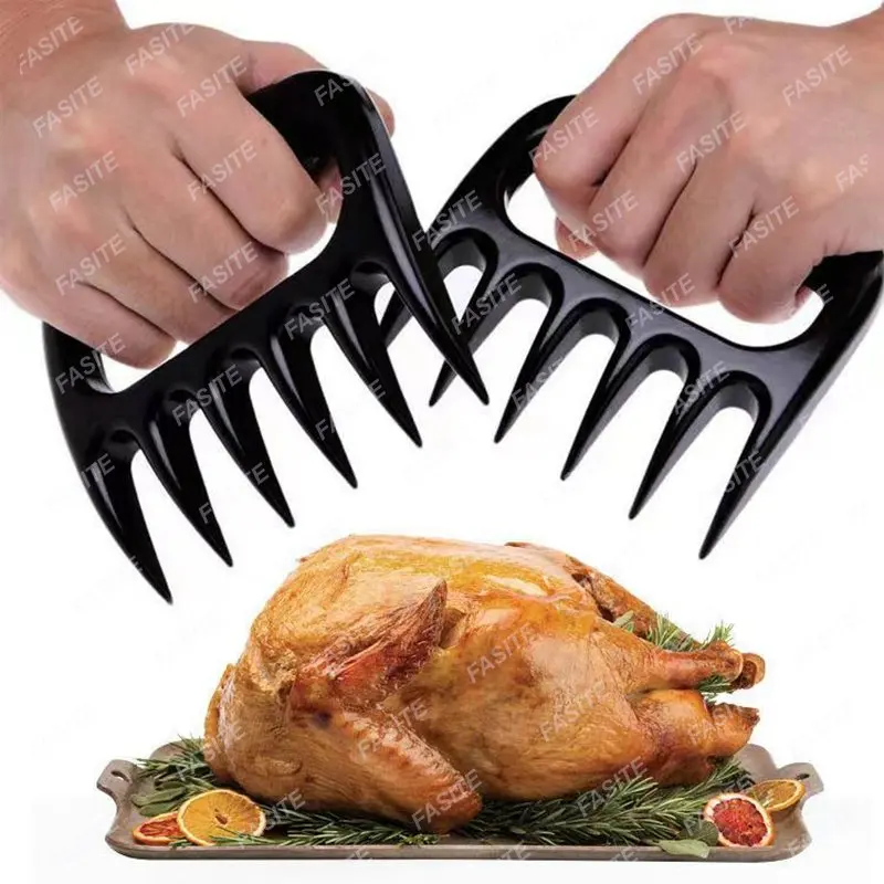 

Шредер для мяса, термостойкий измельчитель для барбекю, свинины, с захватами