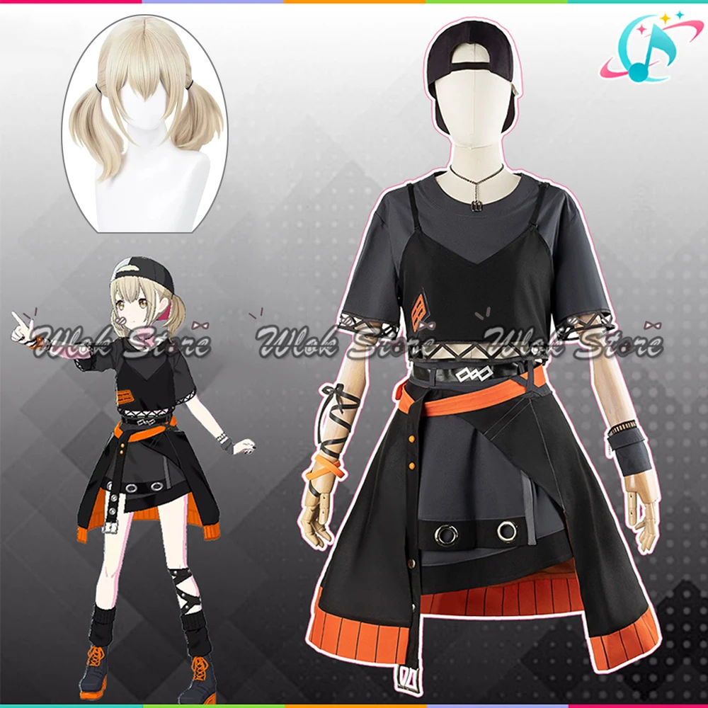 Игровой проект Sekai красочный сценический подвиг PJSK Azusawa Kohane искусственный парик