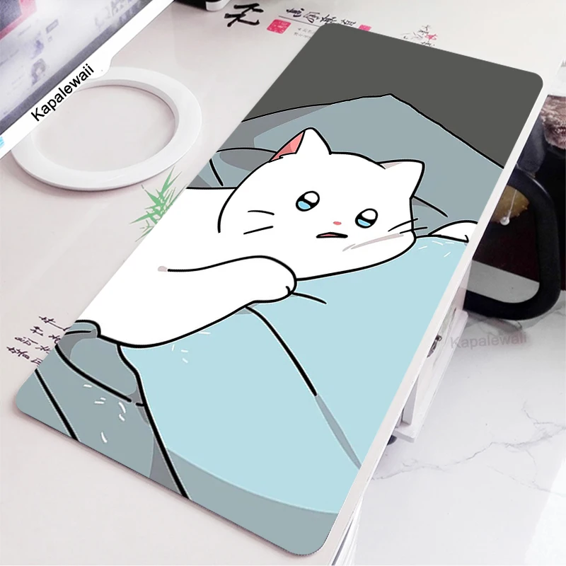 large gaming mouse pad anime pattern mouse mat lock edge desk mat natural rubber non slip mousepad for computer laptop gamer xxl free global shipping