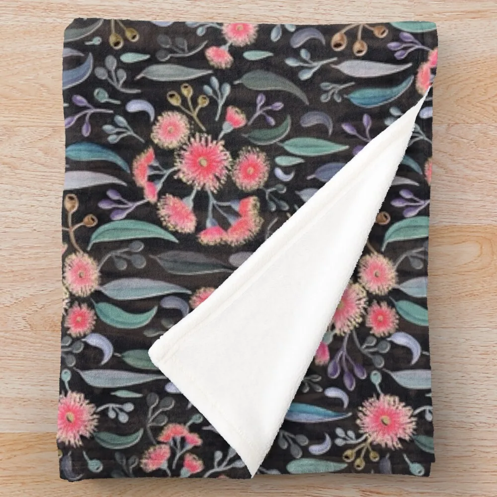 Пушистое одеяло теплое уютное аниме кавайное цветущее Австралийское шенильное