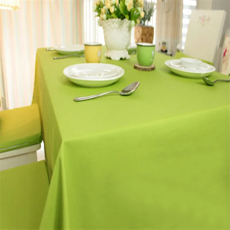 

Чистая и свежая зеленая квадратная скатерть для стола узкая и современная скатерть для чайного столика круглая скатерть an2688