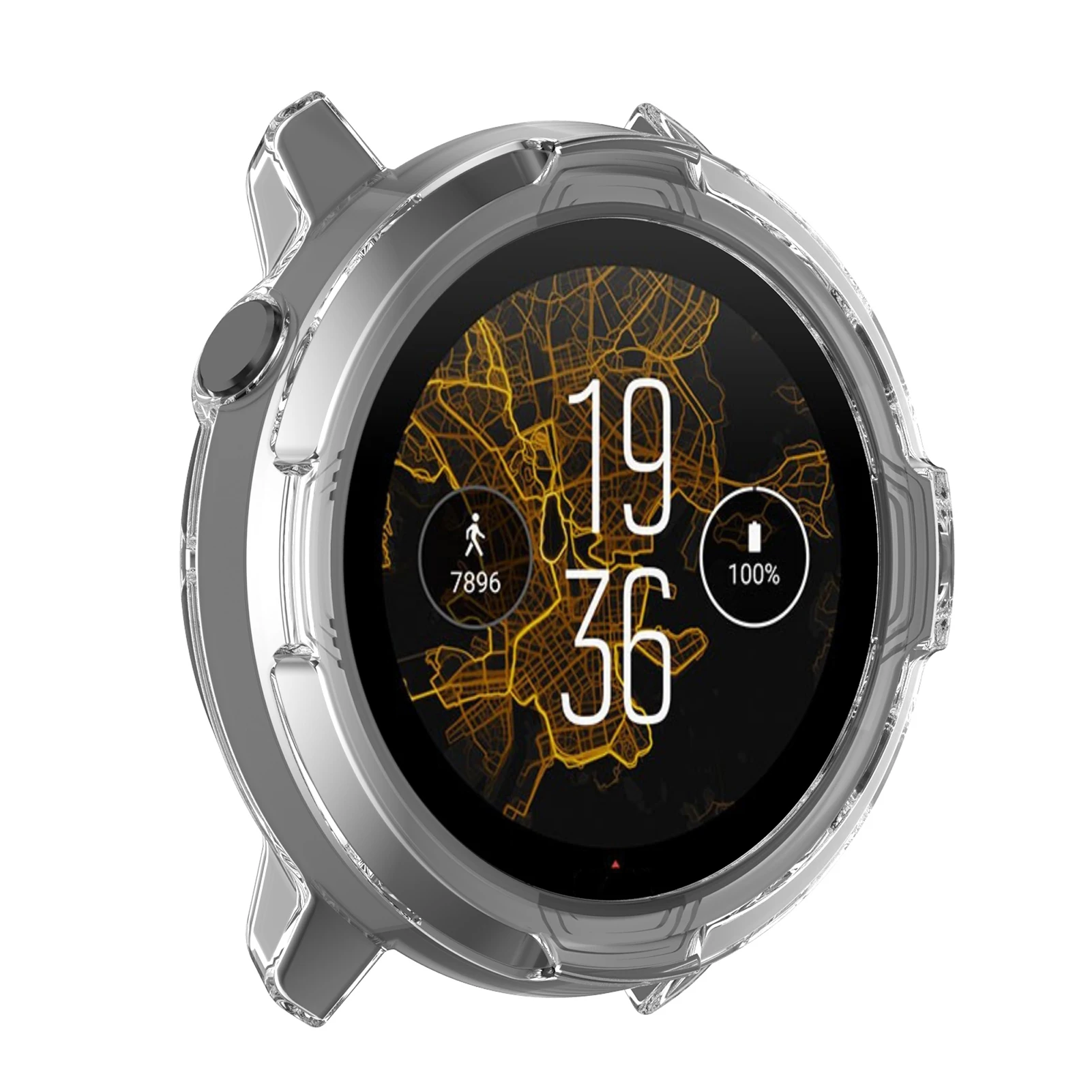 Чехол из ТПУ защитный чехол с защитой от царапин для смарт-часов Suunto7 Suunto 7 |