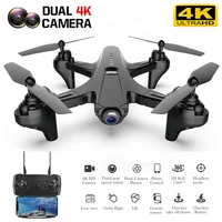 rc quadrocopter with 4k dual camera drone one key return four aixes reomote control hd fpv quadcopter toy for boy friend