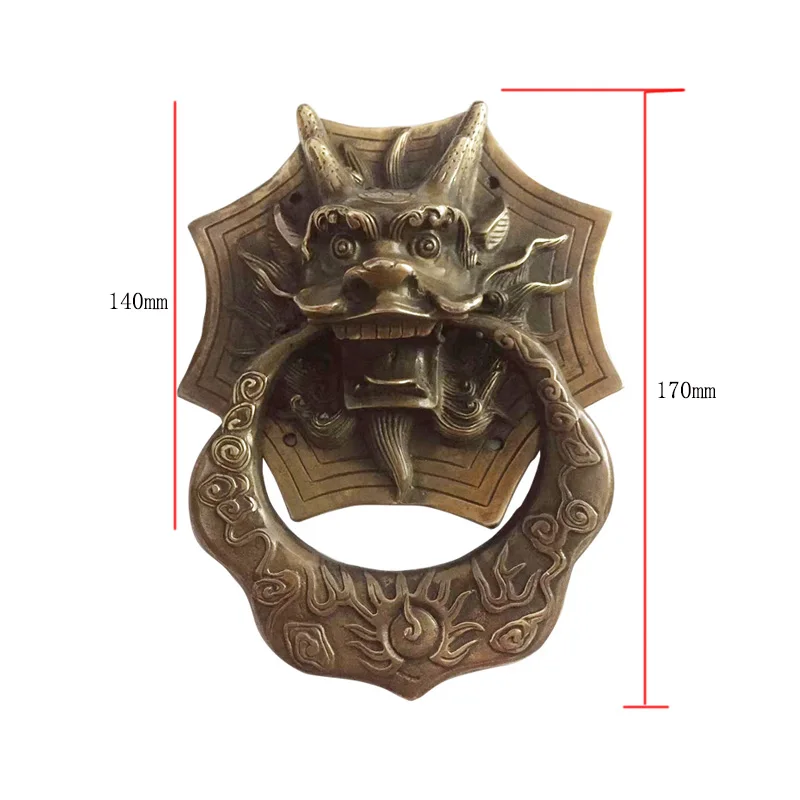 

Латунные дверные ручки с драконом COTOM