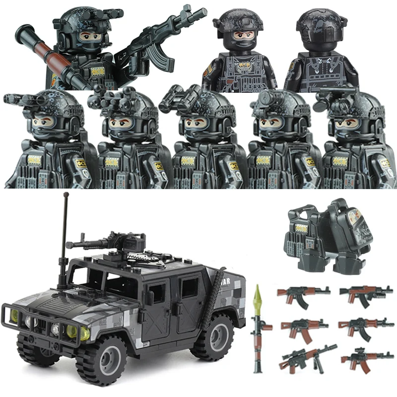 Конструктор «Спецназ», современная городская полиция, русский спецназ, спецназ, Командировочные фигурки, армия, солдаты, спецназ, броня, автомобиль, оружие, кирпичи, игрушка Конструктор «Спецназ», современная городская полиция, русский спецназ, спецназ, Командировочные фигурки, армия, солдаты, спецназ, броня, автомобиль, оружие, кирпичи, игрушка