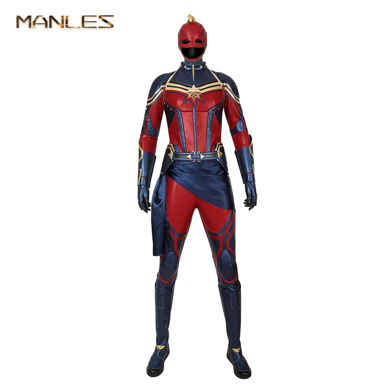 

Captain Marvel Cosplay Costume Movie Avengers4 Endgame Carol Danvers Cosplay Clothles Full Set