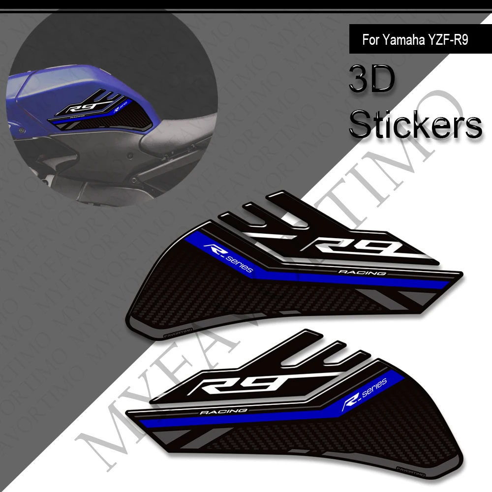 Фото Мотоцикл для Yamaha YZF-R9 YZFR9 YZF R9, накладка на бак, крышка бака, ручки, комплект газового топлива, колено, 3d наклейки, наклейки, защита 2025 2026 №3