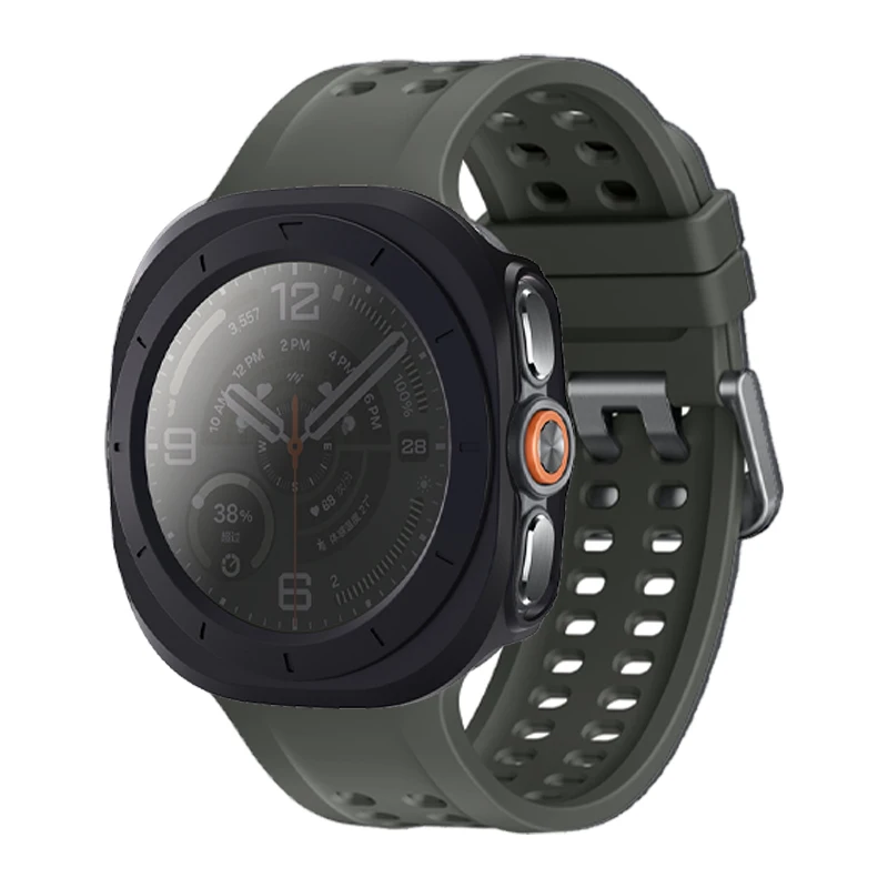 Фото Защитный чехол из закаленного стекла для Samsung Galaxy Watch Ultra 2 2026, устойчивый к царапинам, для Galaxy Ultra 47 мм 2025/2024. №3