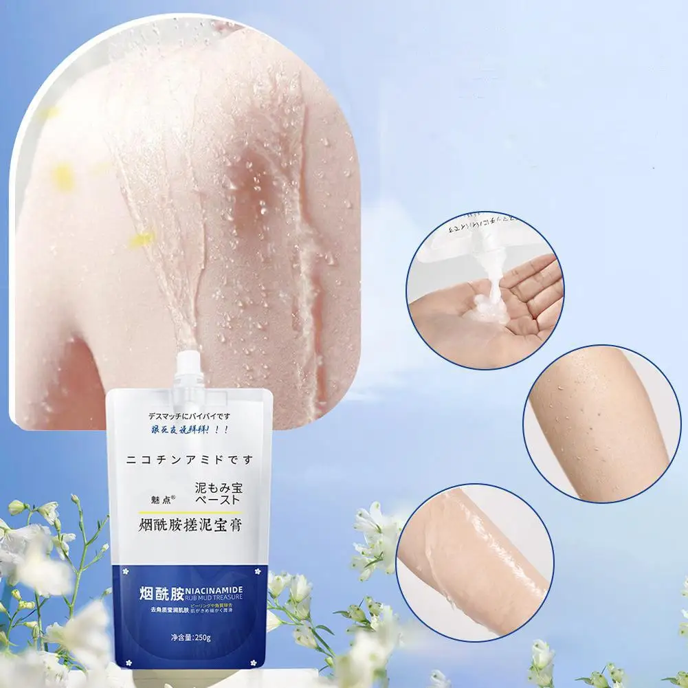 

Facial Scrub Exfoliating Cream 200g Whitening Moisturizer Deep Peeling Gel Remove Body Cleaning Rub Mud Male And Female SkinCare