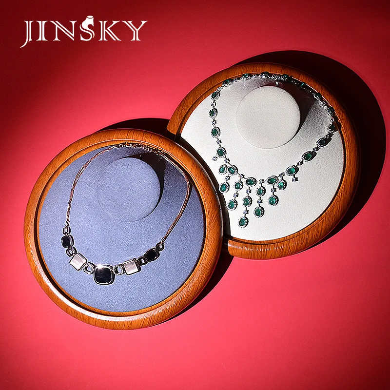 Microfiber Jewelry Props Necklace Holder Flat Neck Pendant Portrait Model Jewelry Window jewelry organizer