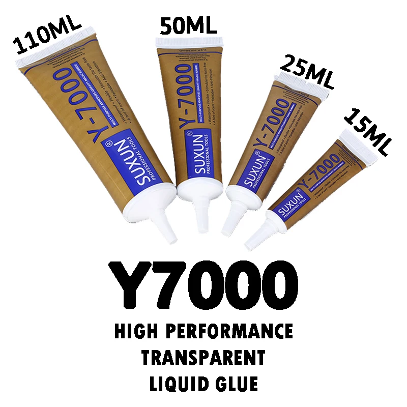 

Набор жидкого клея Y7000, многоцелевой прозрачный водонепроницаемый клей «сделай сам», ювелирные изделия Стразы, ремесла, гель для ногтей, рам...