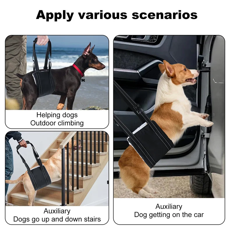 Регулируемый ремень для подтяжки собак поддержка спины и ног реабилитация