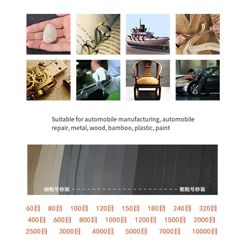 15 ~ 70 шт. 90*90*90 мм треугольная флокированная наждачная бумага WET &amp DRY абразивная