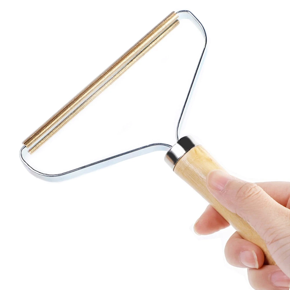 

Portable Manual Hair Removal Agent Carpet Wool Coat Clothes Shaver Brush Tool Depilatory Ball Knitting Plush Double-Sided Razor