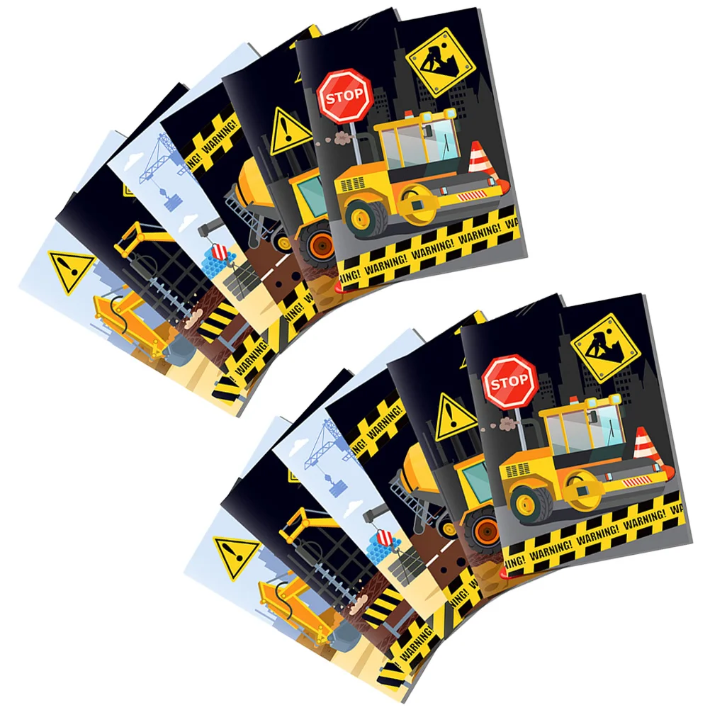

12pcs Coloring Construction Trucks Books Painting Book Funny Graffiti Book for Kids Children