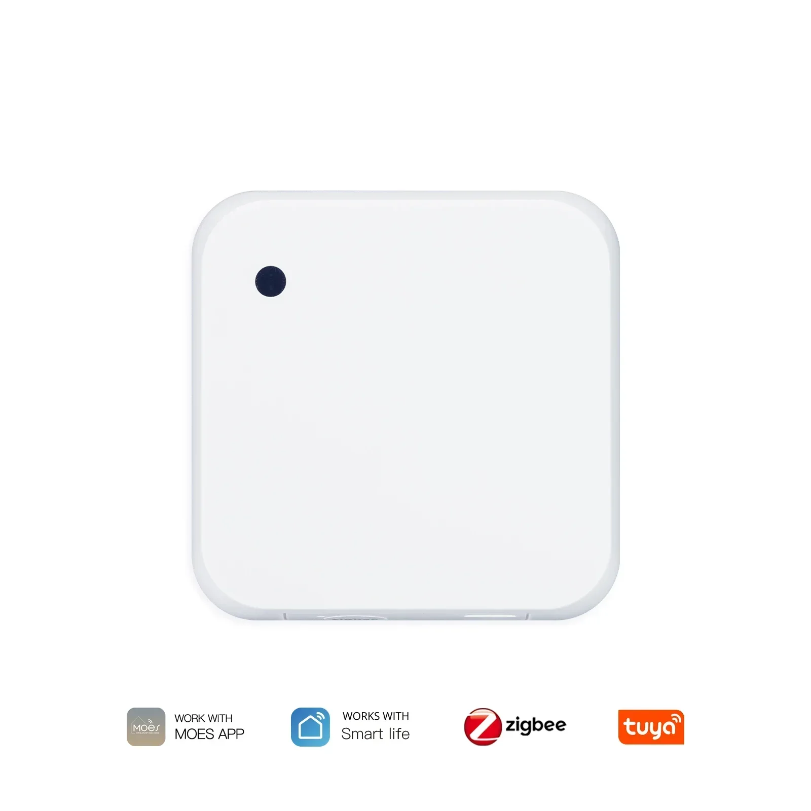 

MOES Tuya ZigBee Smart Temperautre Humidity Light Sensor Illumination Value Detector App Remote Monitor Battery USB Dual Powered