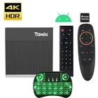 ТВ-приставка TANIX X4, HD Android 11,0, умная телеприставка Allwinner S905X4, 2,4G, Двойной Wi-Fi, 4 Гб ОЗУ, 32 ГБ64 Гб ПЗУ, медиаплеер