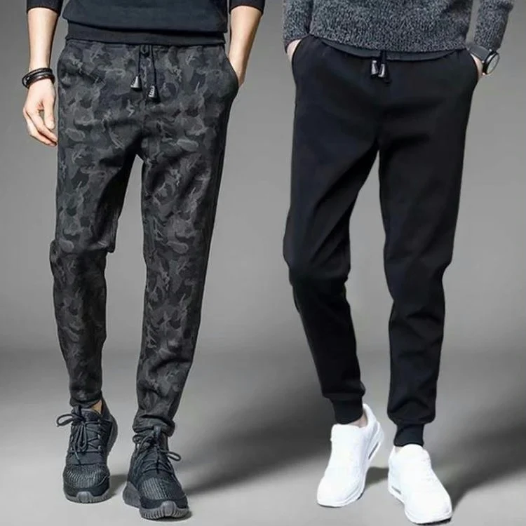 Ice Silk Men's Pants 2022 Spring Fashion Koera Breathable Elastic Pants Homme Joggers Pants Male Trousers