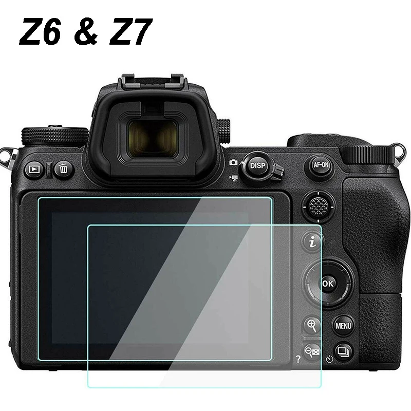 For Nikon Z7 & Z6 Camera LCD Screen Protector Tempered Japanese Optical Glass Film 9H 0.3MM Ultra-thin Films 2.5D Arc Edge