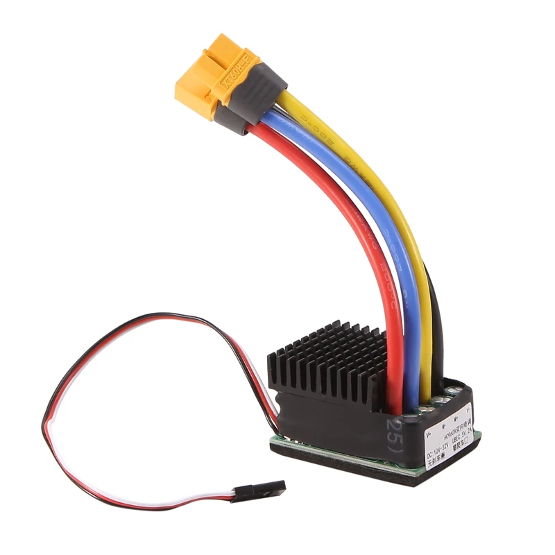 

Bidirectional Brush ESC 10V-32V 24V 6S Electrical Speed Controller For DIY RC Differential Track Climbing Cars Boat
