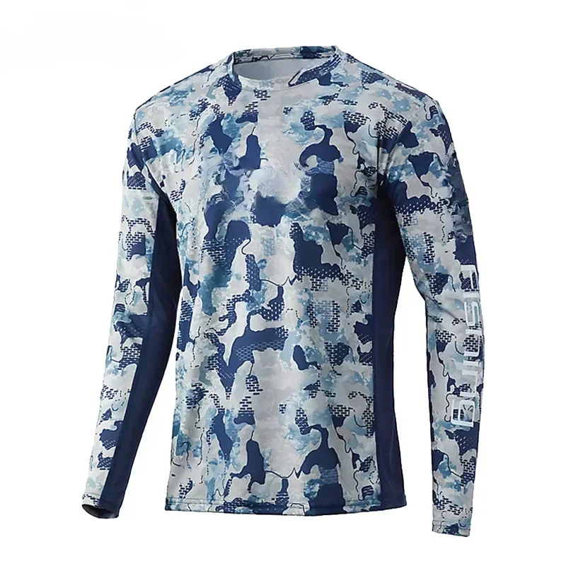 Рубашка для рыбалки летняя одежда с длинными рукавами зеленая спортивная