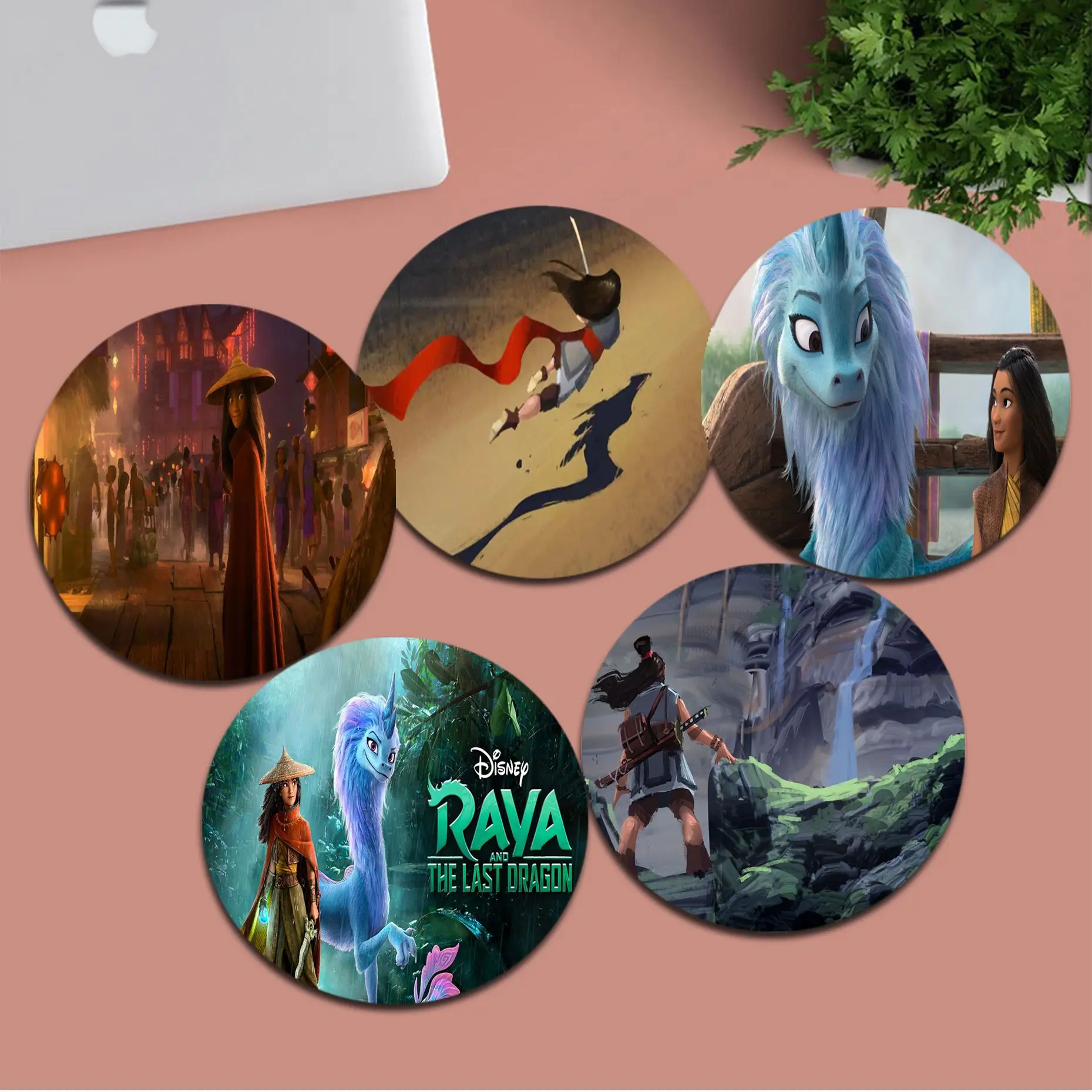 

Disney Raya and the Last Dragon Rubber Small Office Student Gaming Thickened Writing Pad Non-slip Cushion Mouse Pad Desktop Mat