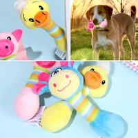 creative chewing squeaker dog supplies dog toys plush puppy toy animal shape