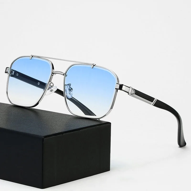 Квадратные Солнцезащитные очки для мужчин и женщин модные солнцезащитные