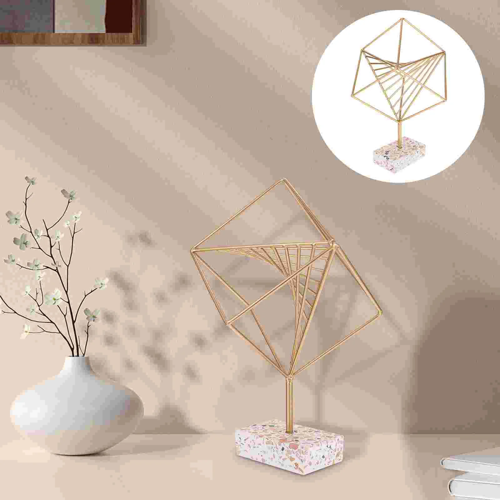 

Irregular Statue Adornment Home Office Decoration Personalized Metal Art Decor