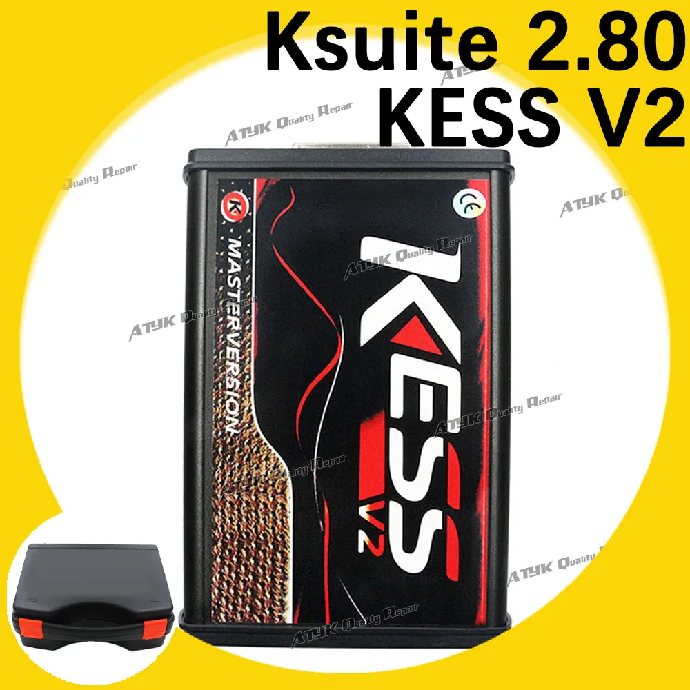KESS V2 V5.017 Ksuite 2.80 Unlimited EU Red SW Master Tuning ECU Programmer kess obd2 сканер инструменты для проверки