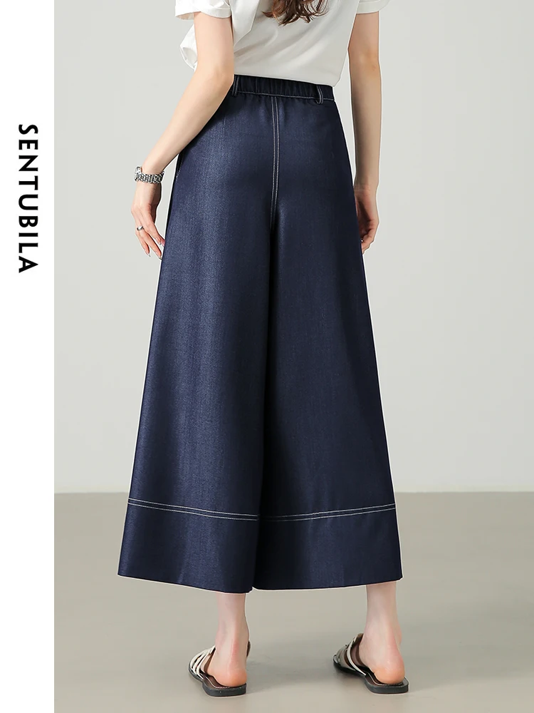 SENTUBILA яркие украшения укороченные мешковатые брюки женские летние повседневные