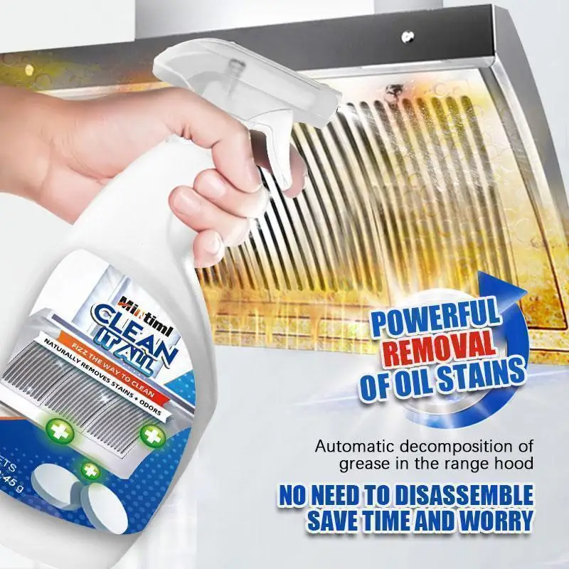 

15 шт. Mintiml Clean It All шипучие таблетки кухонный тяжелый жироочиститель диапазон бленда плита инструмент для очистки духовки Прямая поставка