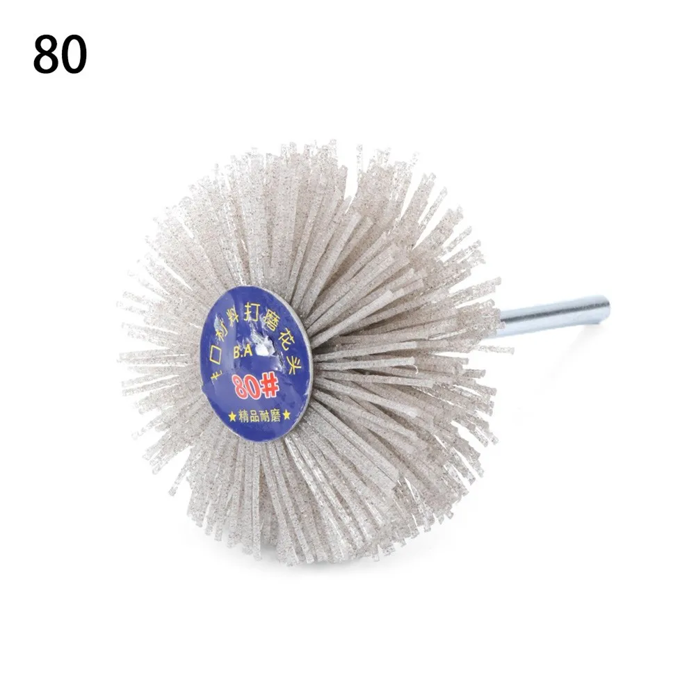 

80mm Grinding Wheel Brush Nylon Polishing Abrasive Woodwork 80-600 Grit Tools Ecoflow Festool Accessories Ferramentas Drill Tool