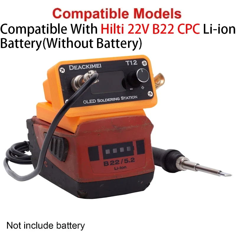 Паяльная станция с быстрым нагревом T12 сварочный паяльник версии STC для Hilti 22 в B22