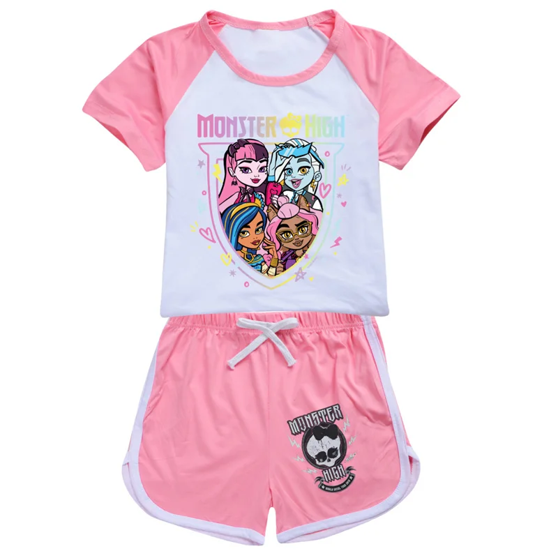 Женский популярный комплект одежды Monster High детская спортивная одежда для