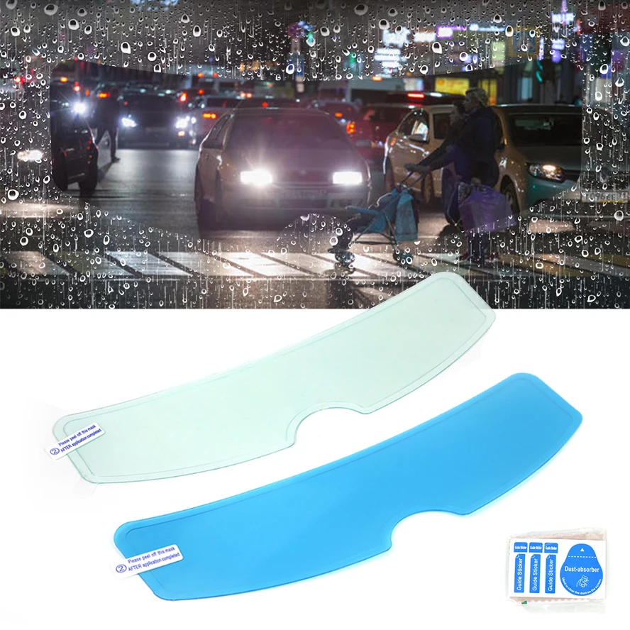 

Helmet Clear Anti-Fog Rainproof Film Three Styles Lens Sticker for Motorcycle Safety Driving Nano Coating Helmet Accessories