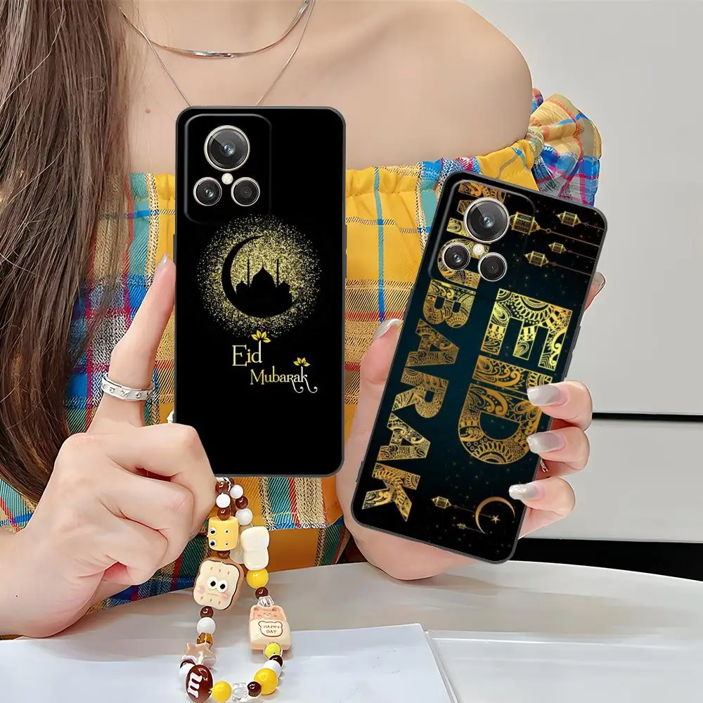 Фото Чехол для телефона Eid Mubarak для Realme 15 14 13 12 11 10 9 Pro Plus T i Lite 5G, мягкий противоударный чехол из ТПУ №2
