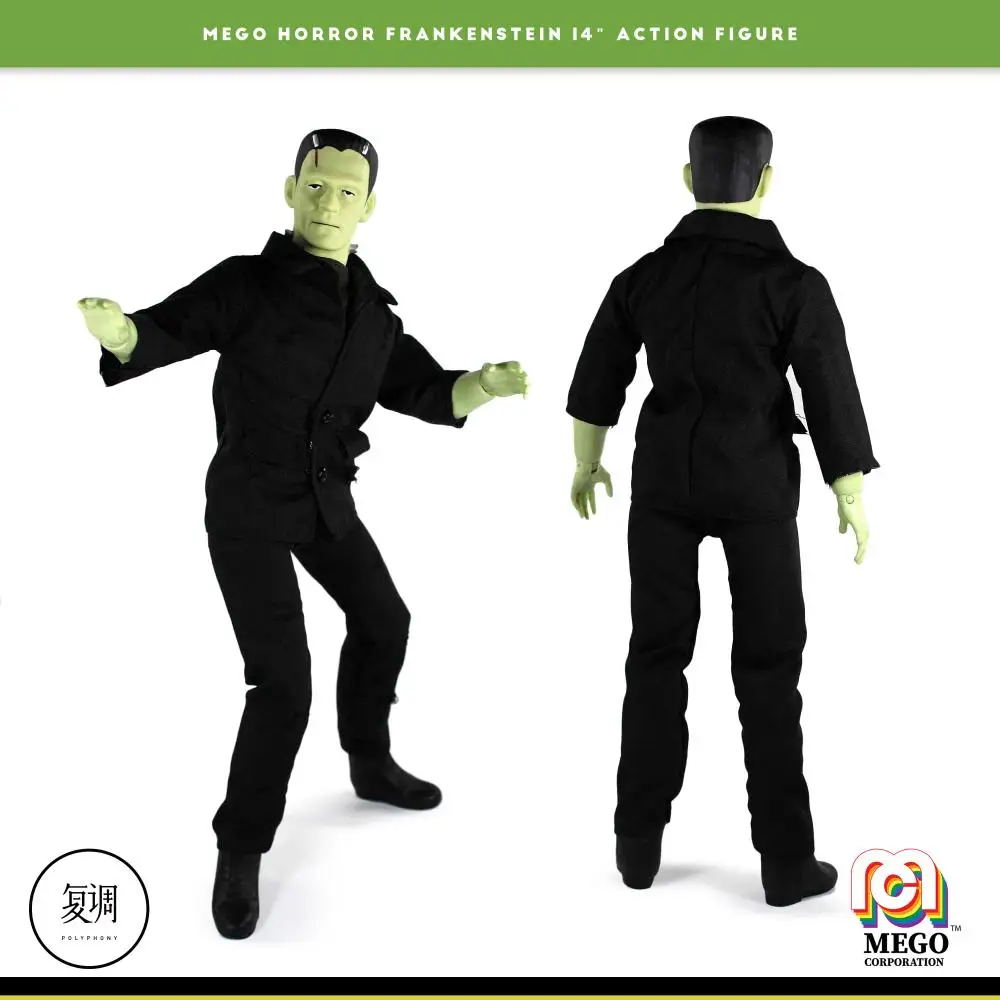 

Mego Frankenstein Action Figure Oversized 14Inch Movies and TV Collectible figurines Model Horror Dolls Toys