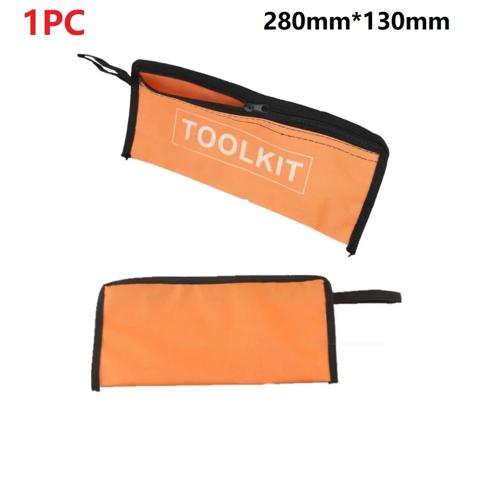 

Protable Zipper Tool Pouch Bag Canvas Oxford Hardware Tool Waterproof Storage Bag Multi-function Organizer Small Tool Bag