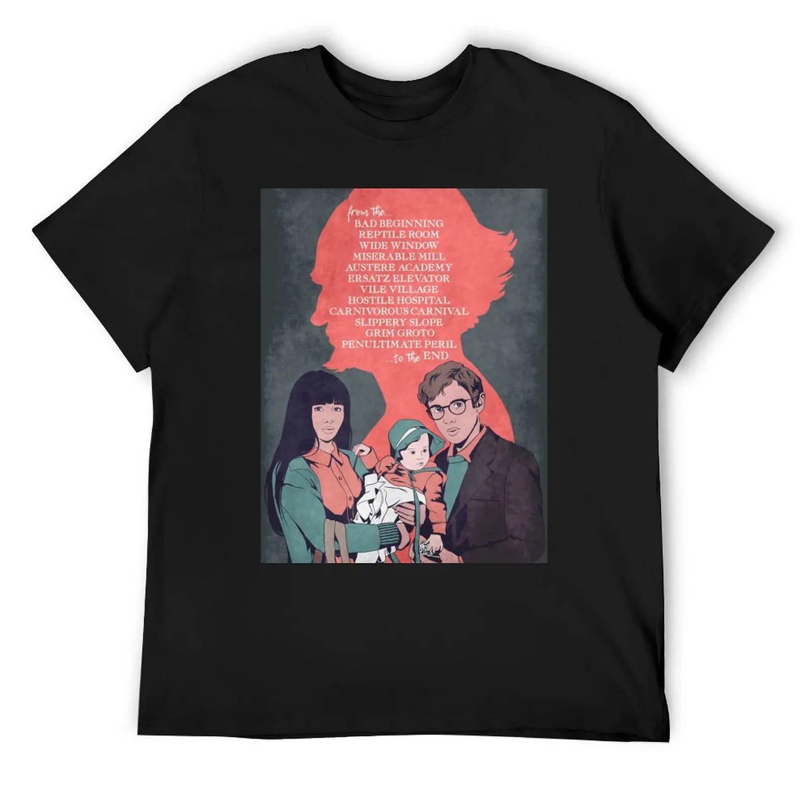 Футболка A Series Of Unfortunate Events / Lemony Snicket новое издание футболки с рисунком дешевые