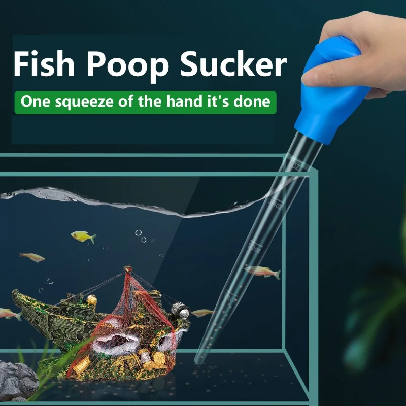 Мини-сифон Для Смены Воды В Аквариуме С Интеллектуальным Увеличением Большой