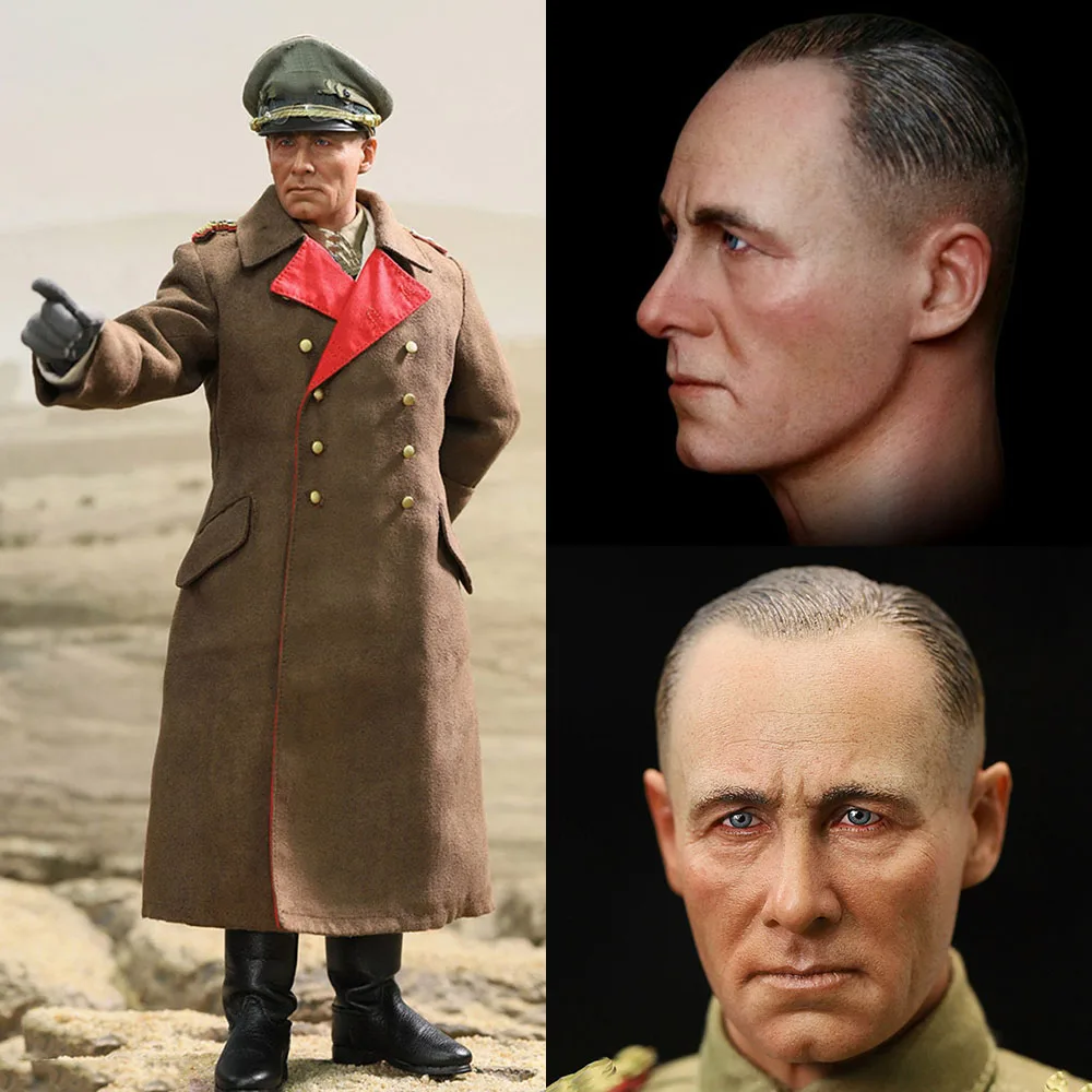 

DID 3R GM651 1/6 WWII Series The General Soldier Desert of the Fox Full Set Moveable 12" Action Figure Full Set For Fans Gift
